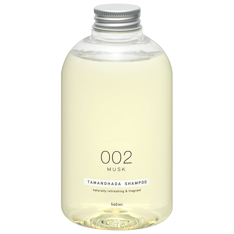 TAMANOHADA 本品为具有香气的无硅油芳香洗发水。在清新的花香中带有些许性感的香料味。散发出优雅迷人的麝香。